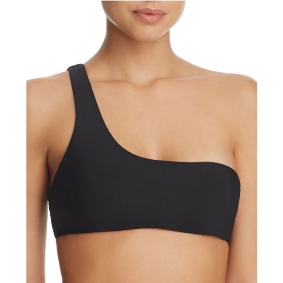 Red Carter Blue One-Shoulder Bikini Top 👙 - Picture 3 of 8